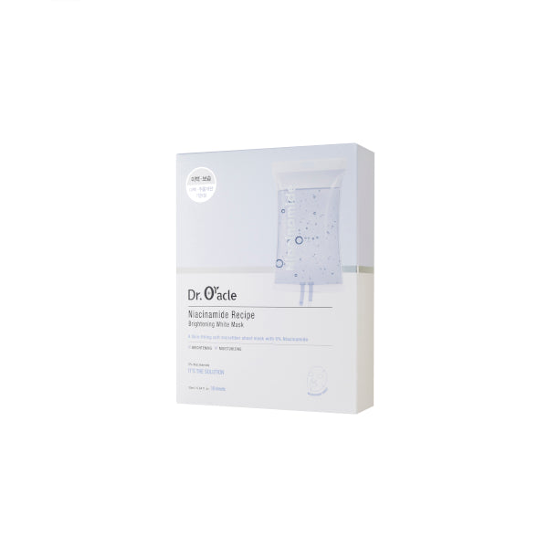 Wholesale Dr. Oracle - Niacinamide Recipe Brightening White Mask - 25ml / 10sheets | Carsha