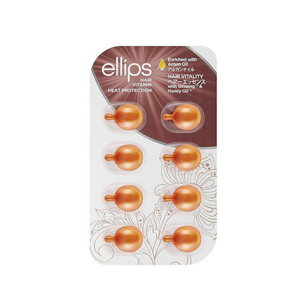 Wholesale ELLIPS - Hair Vitamin Heat Protection - 8pcs - Hair Vitality Orange | Carsha