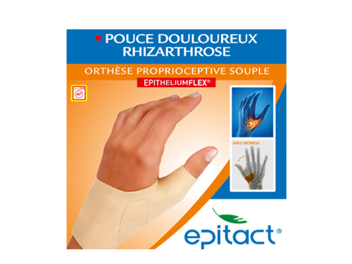 Epitact Pollice Doloroso Rhizarthrosis Ortesi Prospettiva Morbido Mano Destra Dimensione M Epitelio Flex