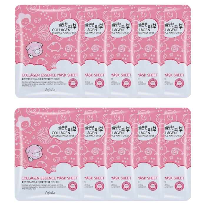 Wholesale esfolio - Pure Skin Essence Mask Sheet - 25ml*1pc - Collagen 10ea Set | Carsha