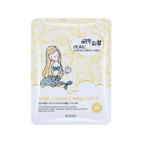Wholesale esfolio - Pure Skin Essence Mask Sheet - 25ml*1pc - Pearl | Carsha