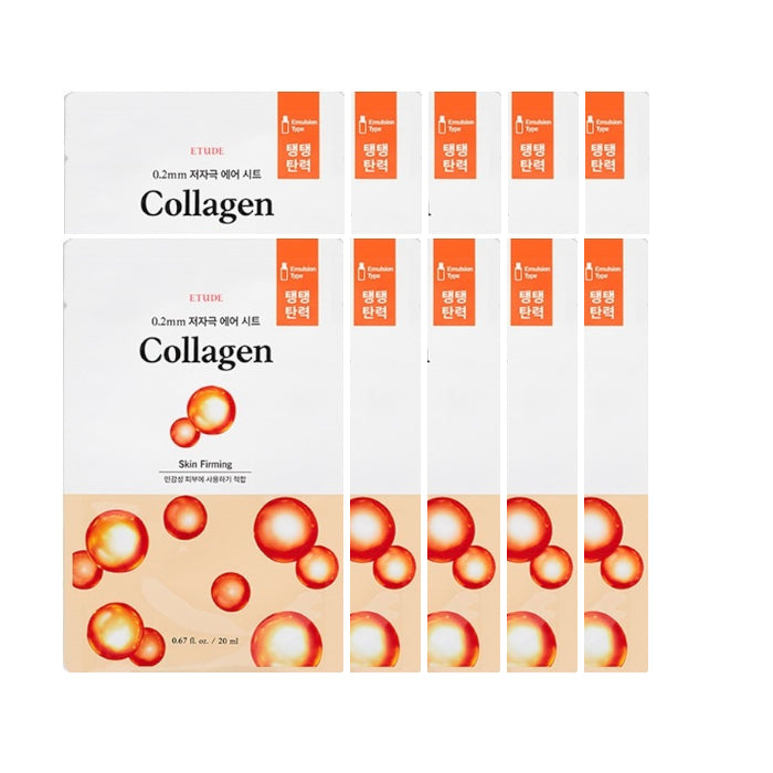Wholesale ETUDE - 0.2 Therapy Air Mask New - 1pc - Collagen 10ea Set | Carsha