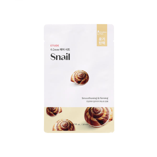 Wholesale ETUDE - 0.2 Therapy Air Mask New - 1pc - Snail | Carsha