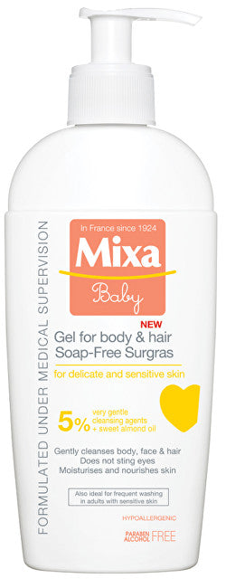 Mixa Gel detergente corpo extra nutriente e capelli per bambini 5% 250 ml