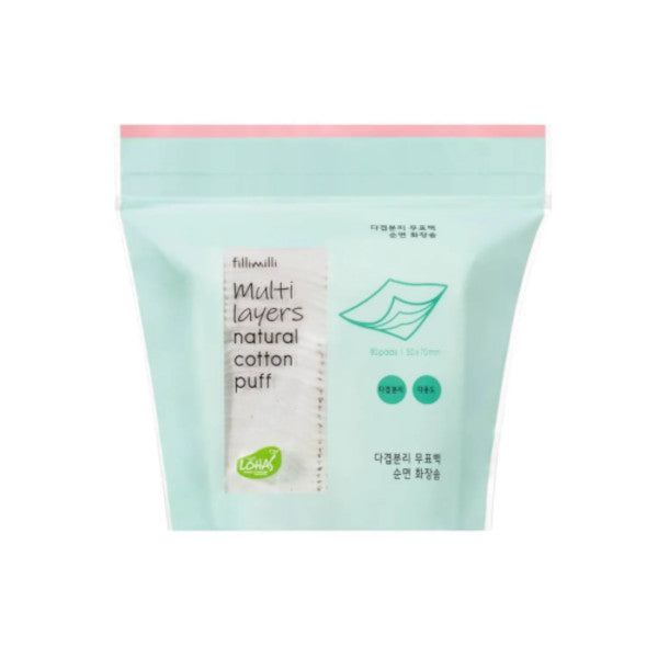 fillimilli - Multi Layers Natural Cotton Puff - 80pcs