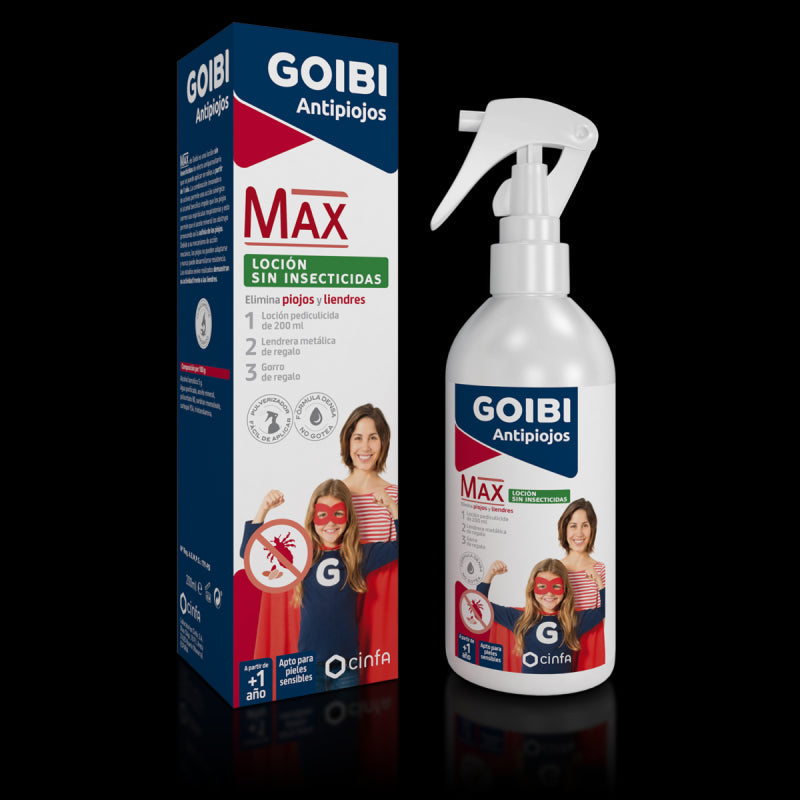 Cinfa Lozione goibi antipiojos MAX senza insetticidi 200 ML