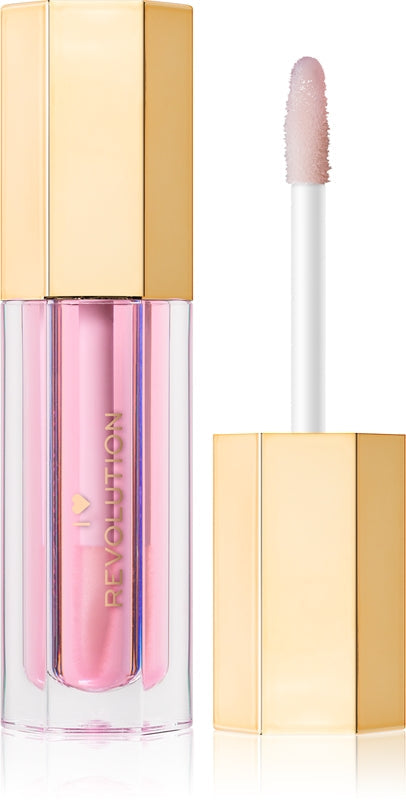 I heart revolution Lip Oil Honey Bear (Lip Oil) 4 ml - Tonalità: Miele Rosa