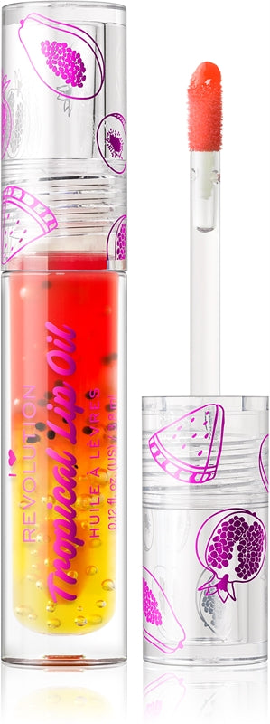 I heart revolution Lip Oil Tropica Tasty l (Lip Oil) 3,8 ml - Tonalità: Papaya