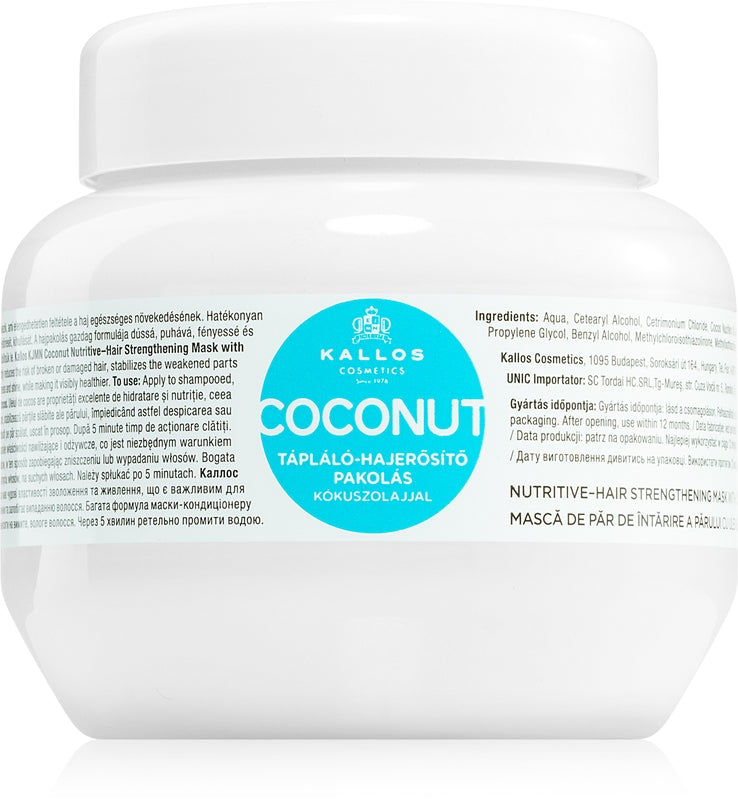 Kallos Maschera Cocco KJMN (Maschera Capelli) - Volume: 275 ml