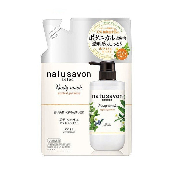 Wholesale Kose - Softymo Natu Savon Select Body Wash Refill - Apple & Jasmine - 360ml | Carsha