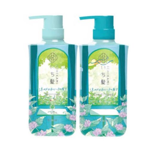 Wholesale Kracie - Ichikami Shampoo & Conditioner Pair Set - 480ml + 480g - Japanese Peppermint | Carsha