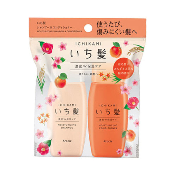 Wholesale Kracie - Ichikami Moisturizing Shampoo & Conditioner Mini Set - 1set 2items | Carsha