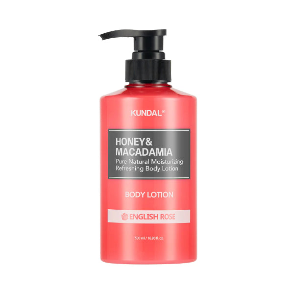 Wholesale KUNDAL - Honey & Macadamia Pure Body Lotion - 500ml - English Rose | Carsha
