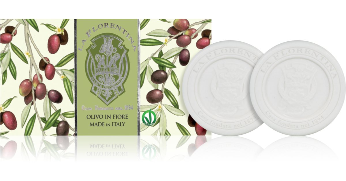 La florentina soap set 2 x 115 gr olivo in fiore