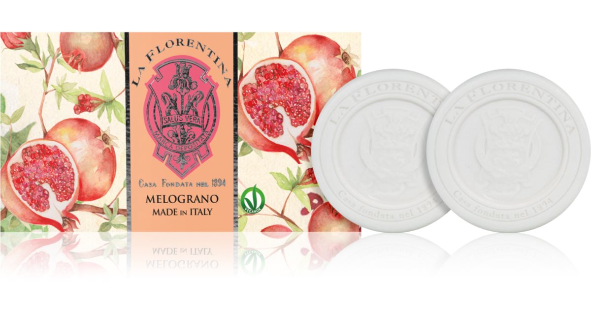 La florentina soap set 2 x 115 gr melograno