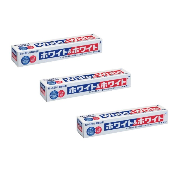 Wholesale LION - White & White Toothpaste - 3pcs | Carsha