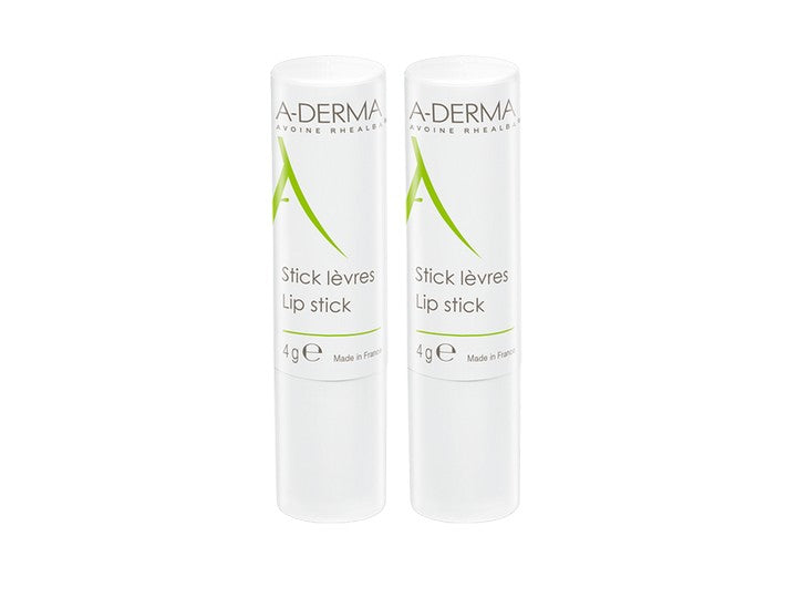A-Derma Gli Indispensabili Stick Labbra 2x4g Lotto × 2