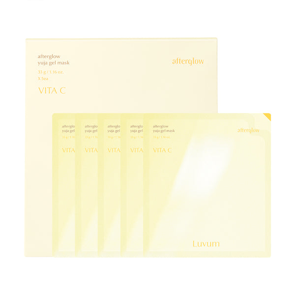 Wholesale LUVUM - Afterglow Yuja Gel Mask - 5 pcs | Carsha