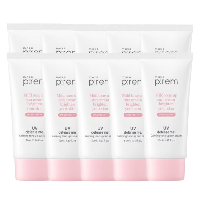 make p:rem UV Defense Me. Calming Tone Up Sun Cream (10ea) Set