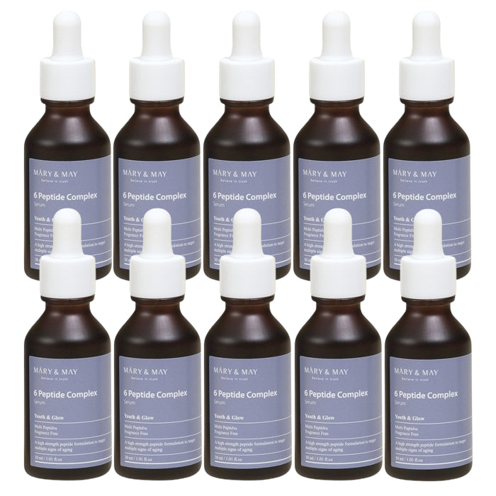 Wholesale Mary&May - 6 Peptide Complex Serum - 30ml 10ea Set | Carsha