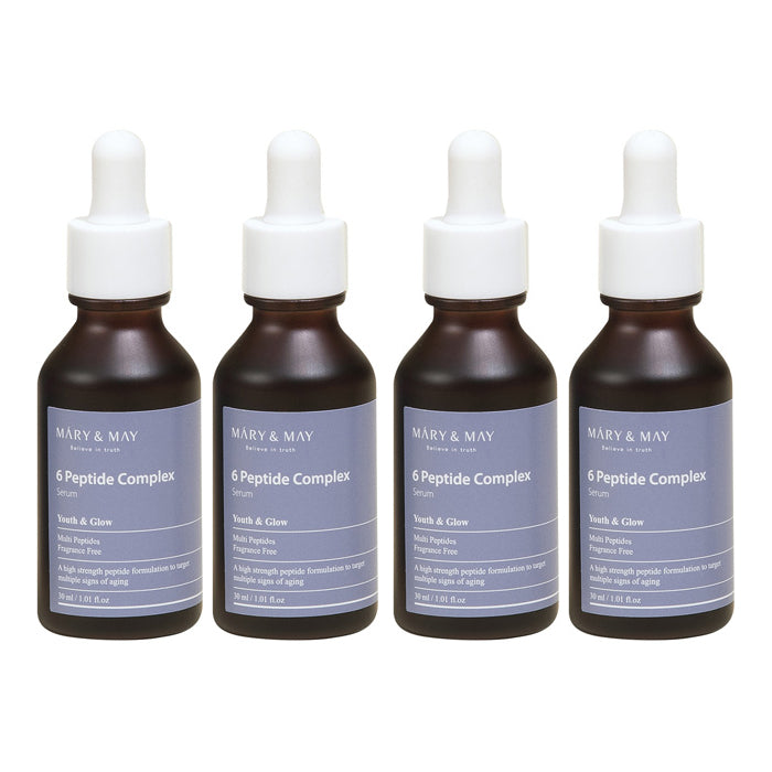 Wholesale Mary&May - 6 Peptide Complex Serum - 30ml 4ea Set | Carsha