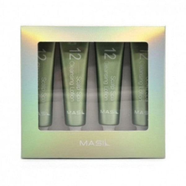 Masil - 12 Scalp Spa Cleansing Lotion Pack - 15ml X 4pcs