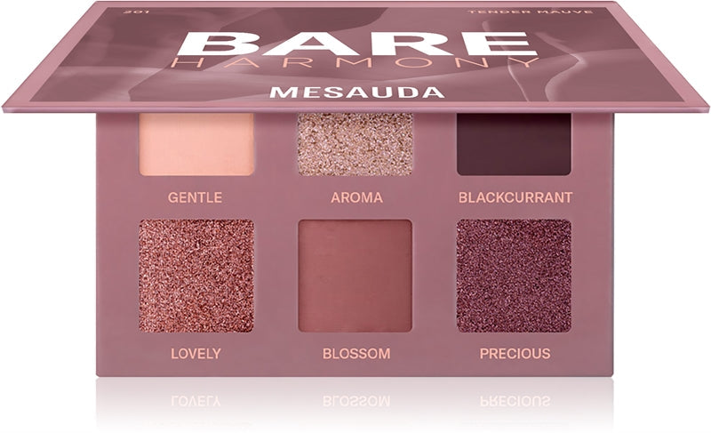Mesauda bare harmony palette 201 - tender mauve
