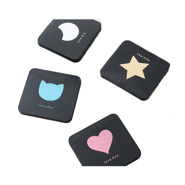 Wholesale MINGXIER - Cartoon Pocket Mirror Random Colour - 1 pc | Carsha