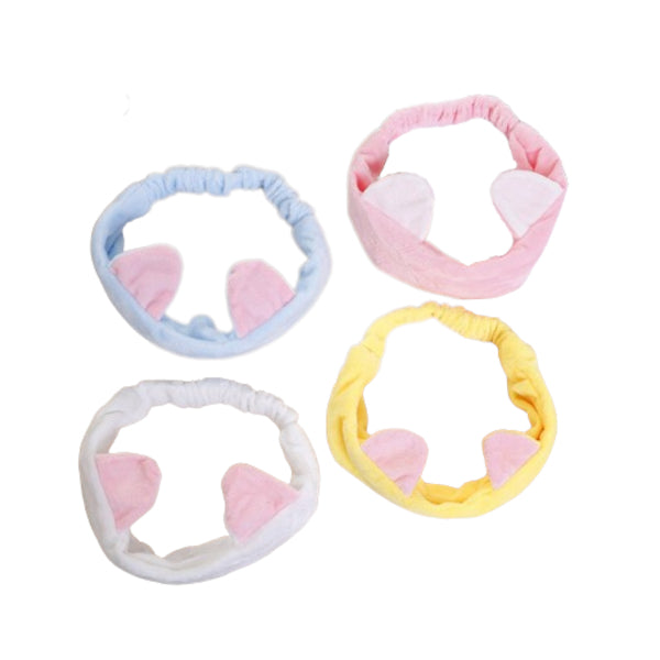 Wholesale MINGXIER - Cat Ears Face Wash Headband Random Colour - 1 pc | Carsha