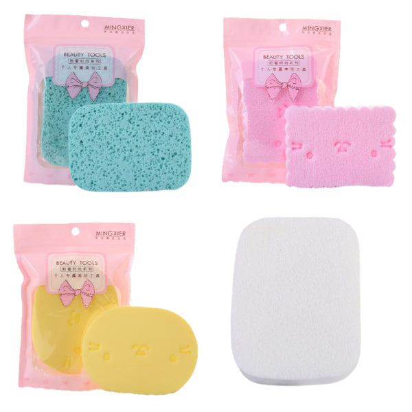 Wholesale MINGXIER - Face Cleaning Sponge Random Colour - 1pc | Carsha
