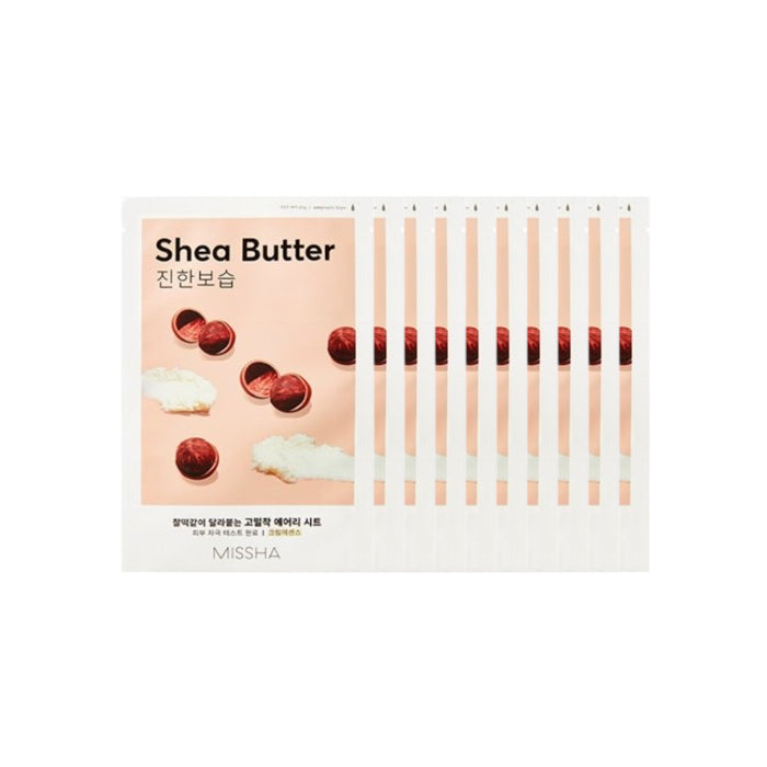 Wholesale MISSHA Airy Fit Sheet Mask - Shea Butter - 1pc 10ea Set | Carsha