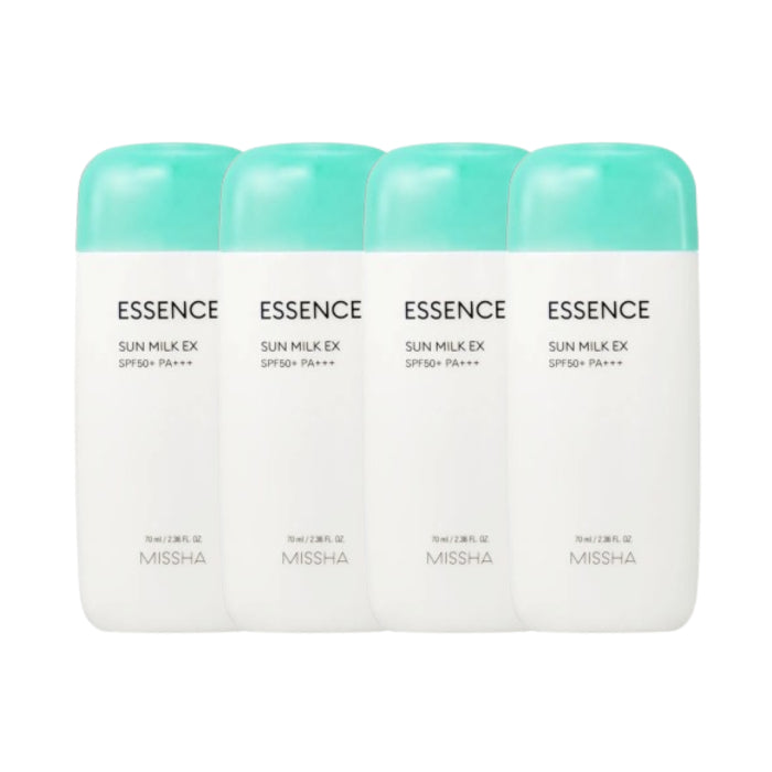 MISSHA - All Around Safe Block Essence Sun Milk EX (4ea) Set