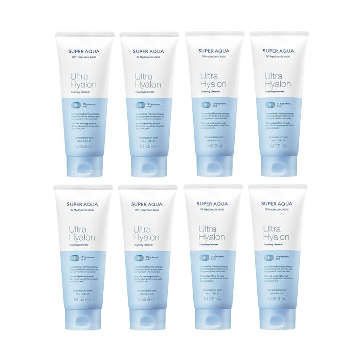 Wholesale MISSHA - Super Aqua Ultra Hyalon Foaming Cleanser - 200ml 8ea Set | Carsha