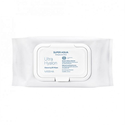 Wholesale MISSHA - Super Aqua Ultra Hyalron Cleansing Oil Wipes Jumbo Size - 1pack 70pcs | Carsha