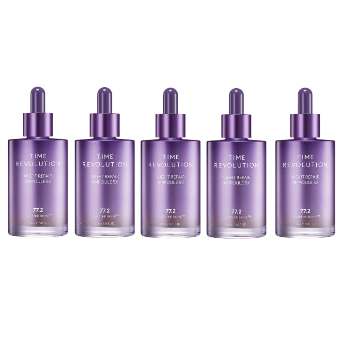 Wholesale MISSHA Time Revolution Night Repair Ampoule 5X - 50ml New Version of Time Revolution Night Repair Probio Ampoule 5ea Set | Carsha