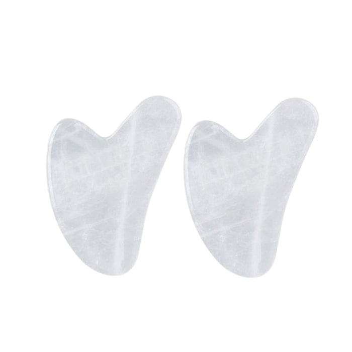 Wholesale MissLady - Scraping Board Gua Sha Massage Tool Heart-shaped 2ea Set - White | Carsha