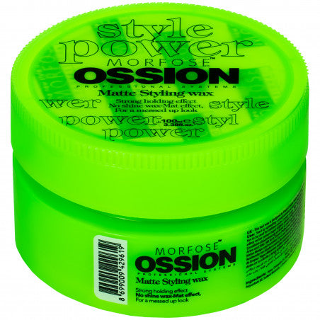 Wholesale Morfose Ossion Matte Styling Wax – cera per capelli forte e opaca, 100 ml | Carsha
