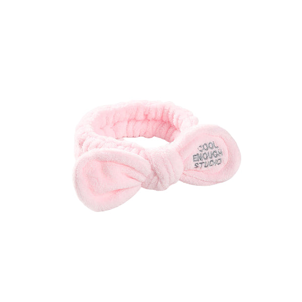 Wholesale MsBlossom - Face Wash Cute Ribbon Headband - 1pc - Pink | Carsha
