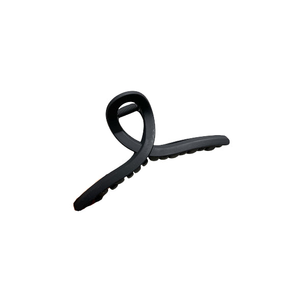 Wholesale MsBlossom - Plain Cross Hair Claw - 1pc - Black | Carsha