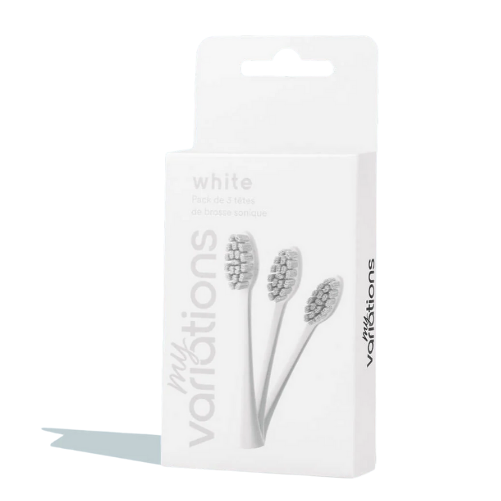 MyVariations Confezione da 3 testine soniche bianche