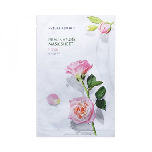 Wholesale NATURE REPUBLIC - Real Nature Sheet Mask - Rose - 1pc | Carsha