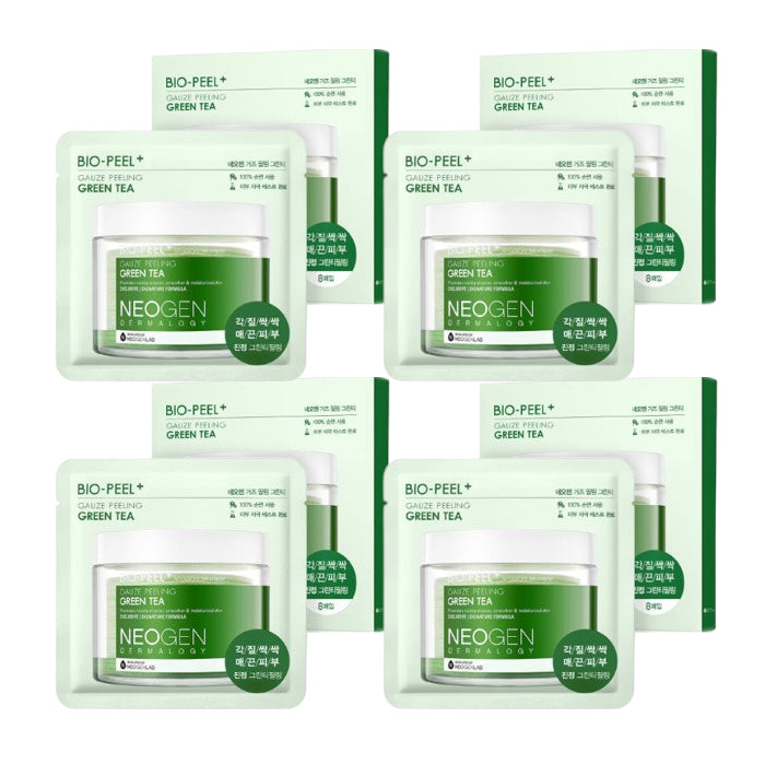 Wholesale NEOGEN Dermalogy - Bio - Peel Gauze Peeling - Green Tea - 8 Pads - 8pcs - Green 4ea Set | Carsha