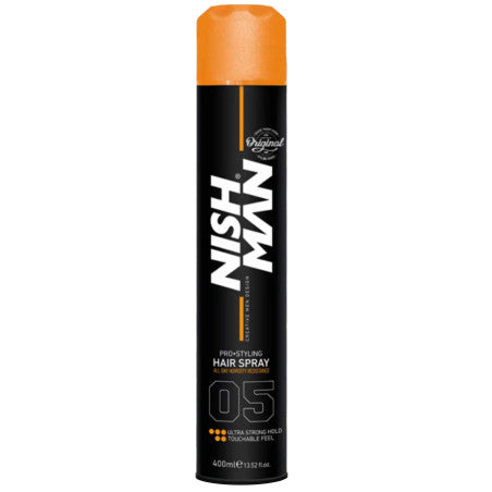 Nishman lacca per capelli tenuta ultra 400 ml