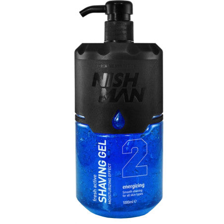 Nishman Gel da Barba 2 Fresh Active Energizzante 1000ml