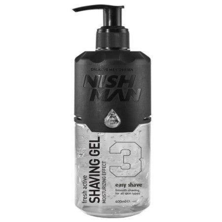 Gel da barba Nishman 3 Fresh Active Easy Shave 400ml