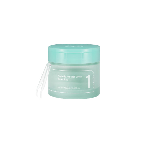 Wholesale Deal numbuzin - No.1 Centella Re-Leaf Green Toner Pad - 190ml/70pads | Carsha