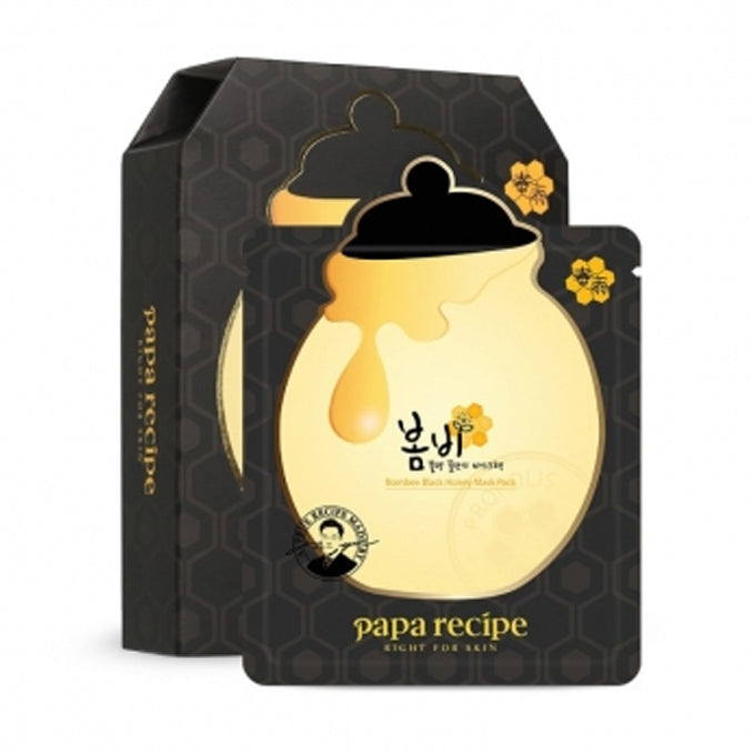 Wholesale Papa Recipe - Bombee Black Honey Mask Pack - 10pc | Carsha