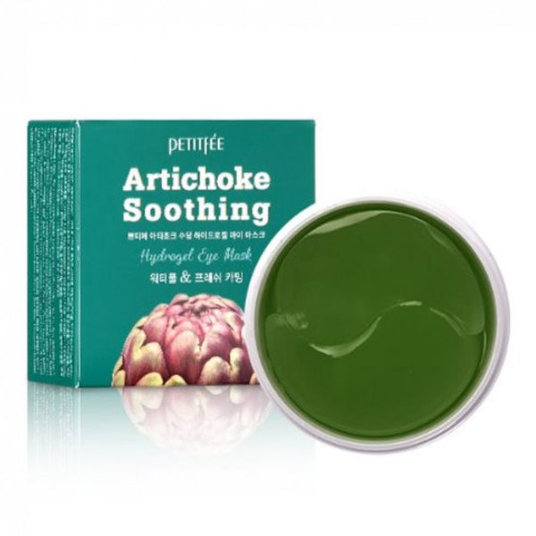 Wholesale Deal PETITFEE - Artichoke Soothing Hydrogel Eye Mask - 60pcs | Carsha