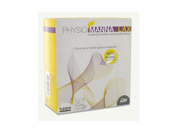 Physiomanna Lax Lassativo Depurativo Favorisce il Transito Gastrointestinale 12 cubi