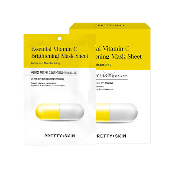 Wholesale PRETTYSKIN - Essential Vitamin C Brightening Mask Sheet - 10pcs | Carsha